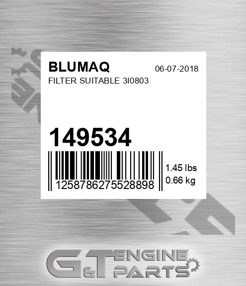 149534 BLUMAQ Filter Suitable 3i0803