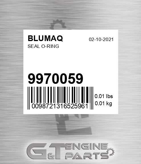 9970059 BLUMAQ Seal O-ring