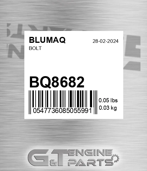 BQ8682 Bolt for BLUMAQ