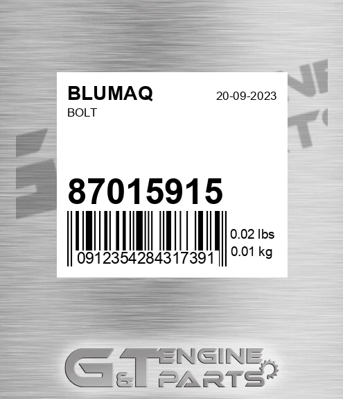 87015915 Bolt