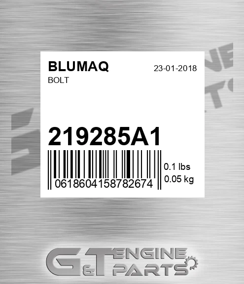 219285A1 Bolt for BLUMAQ