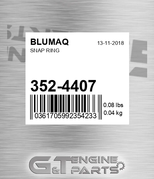 352-4407 Snap Ring for BLUMAQ