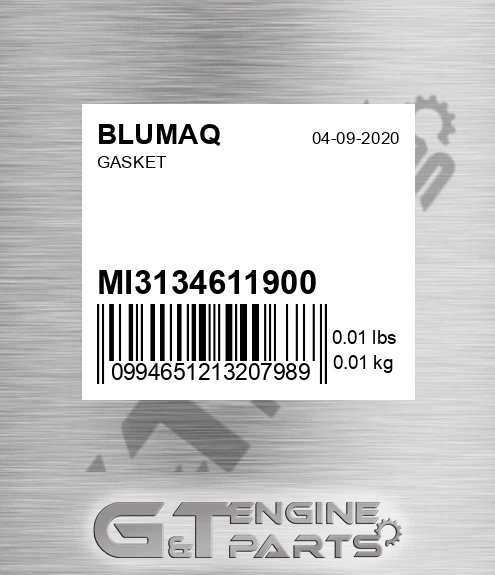 MI3134611900 Gasket for BLUMAQ
