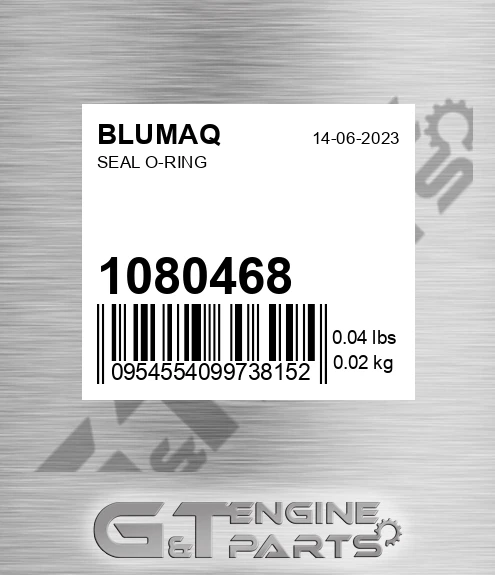 108-0468 Seal O-ring