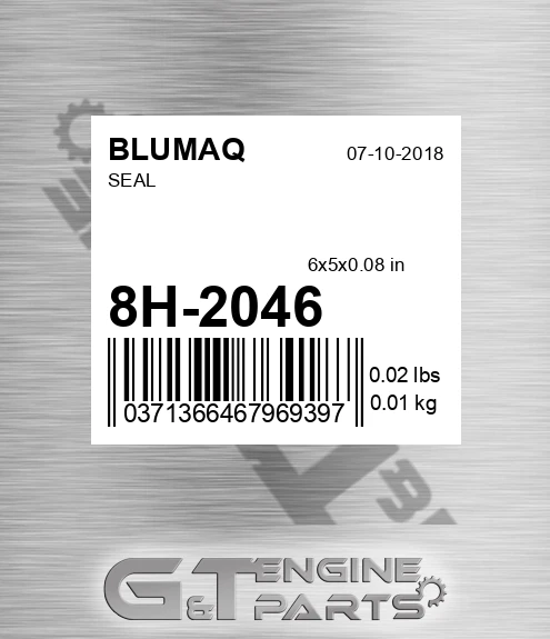 8H-2046 Seal for BLUMAQ