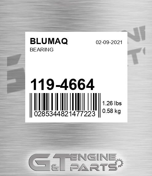 119-4664 Bearing for BLUMAQ