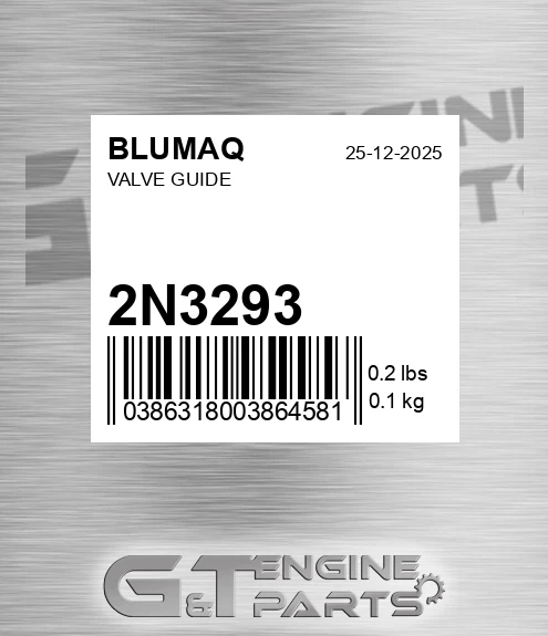 2N-3293 Valve Guide