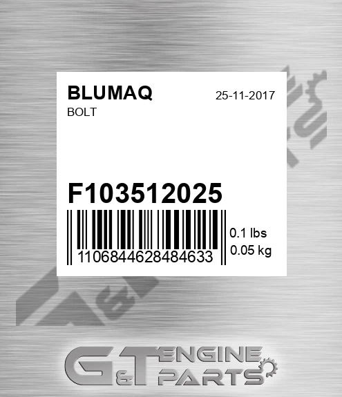 F103512025 BLUMAQ Bolt