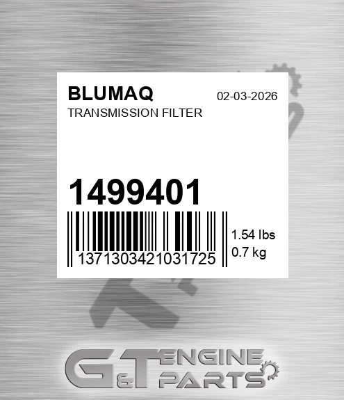 1499401 BLUMAQ Transmission Filter