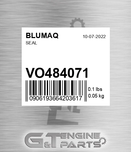 VO484071 Seal for BLUMAQ