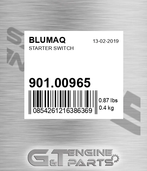 901.00965 Starter Switch for BLUMAQ