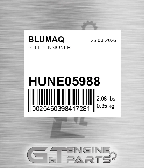 HUNE05988 Belt Tensioner for BLUMAQ