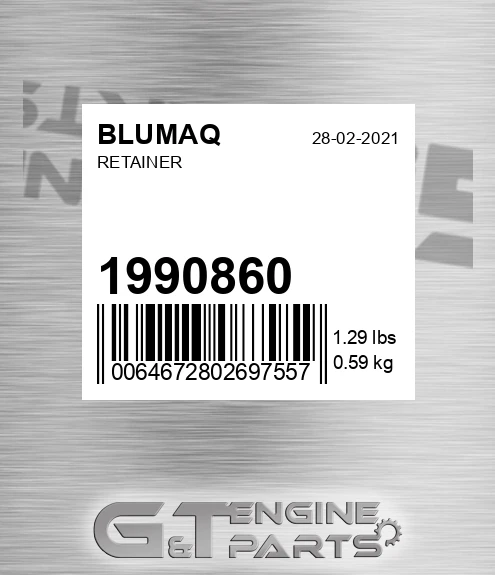 199-0860 BLUMAQ Retainer
