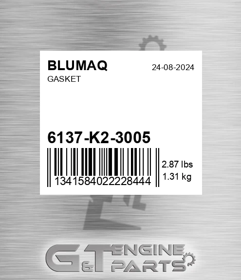 6137-K2-3005 Gasket for BLUMAQ