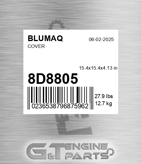 8D-8805 Cover for BLUMAQ