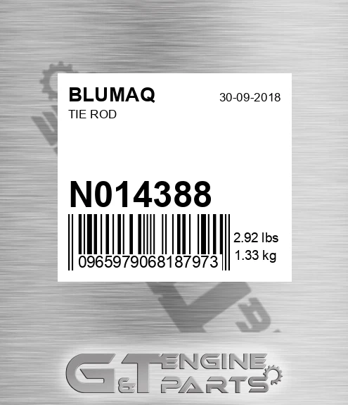 N014388 Tie Rod