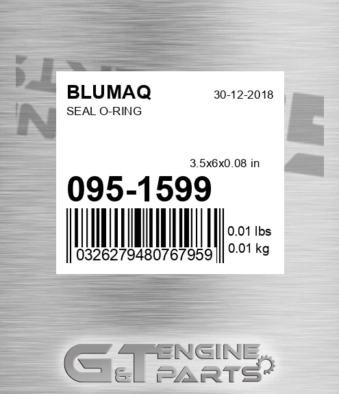 095-1599 Seal O-ring for BLUMAQ