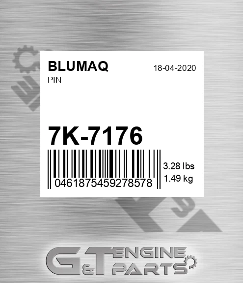 7K-7176 Pin for BLUMAQ