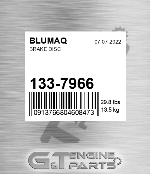 133-7966 Brake Disc for BLUMAQ