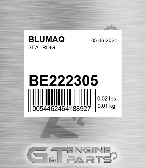 BE222305 Seal Ring for BLUMAQ
