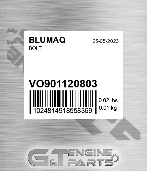VO901120803 Bolt for BLUMAQ
