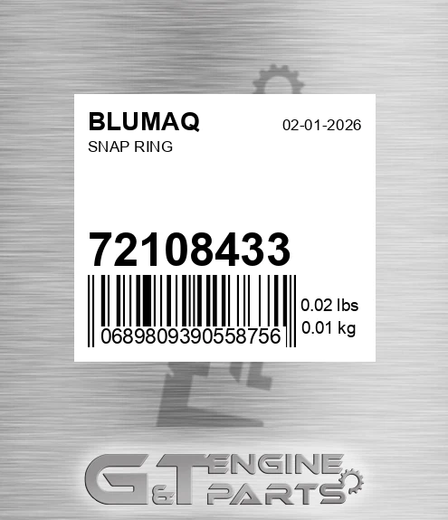 72108433 Snap Ring