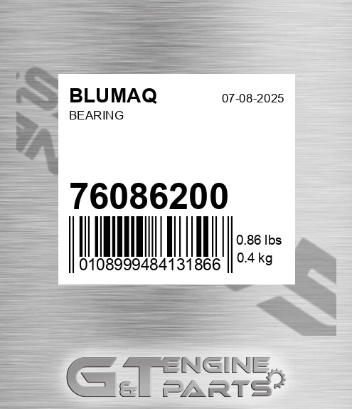 76086200 Bearing