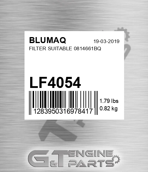 LF4054 Filter Suitable 0814661bq