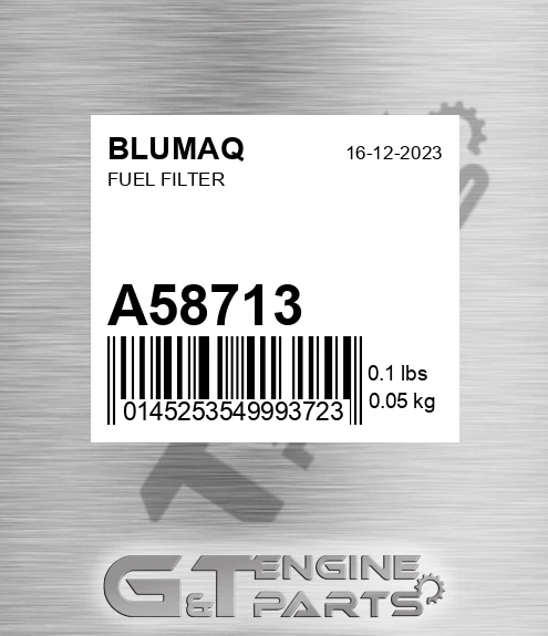 A58713 Fuel Filter
