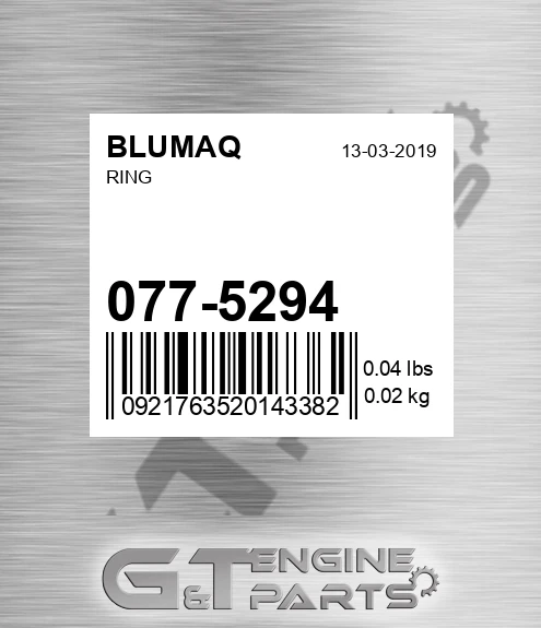 077-5294 Ring for BLUMAQ