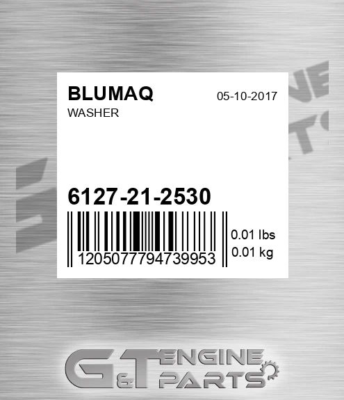 6127-21-2530 Washer for BLUMAQ