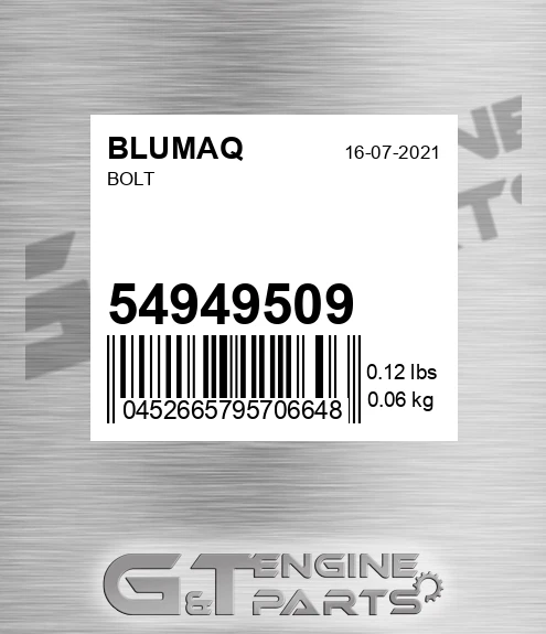 54949509 BLUMAQ Bolt