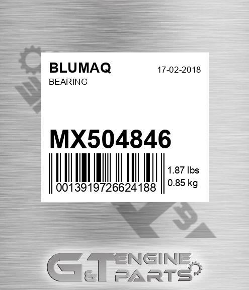 MX504846 BLUMAQ Bearing