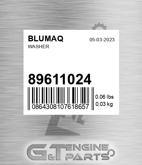 89611024 BLUMAQ Washer