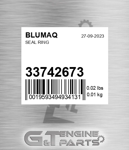 33742673 Seal Ring