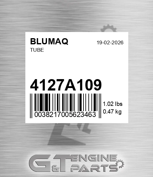 4127A109 Tube for BLUMAQ