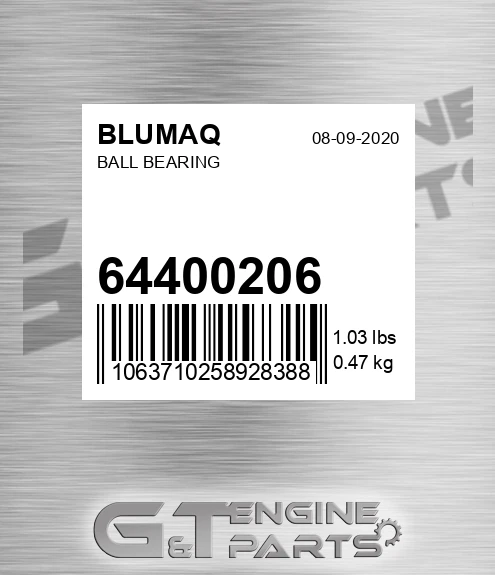 64400206 Ball Bearing for BLUMAQ