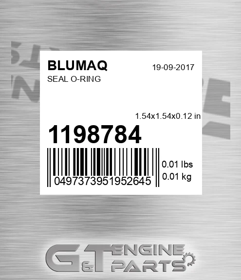 119-8784 BLUMAQ Seal O-ring