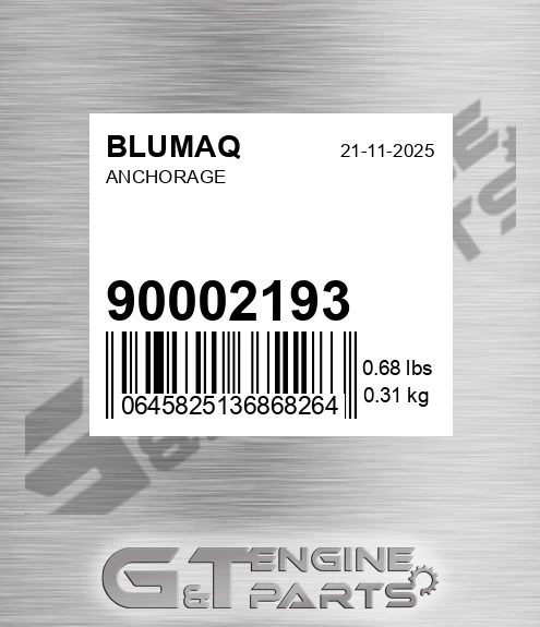 900.02193 Anchorage for BLUMAQ