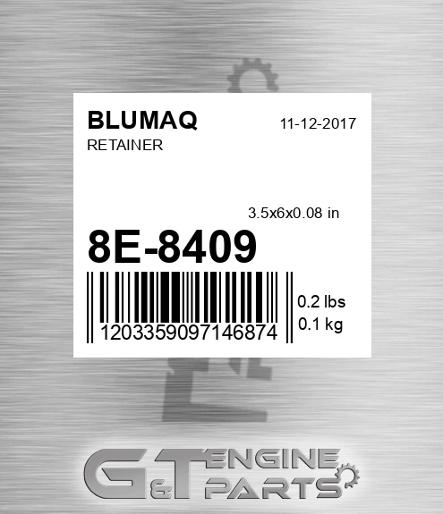 8E-8409 Retainer