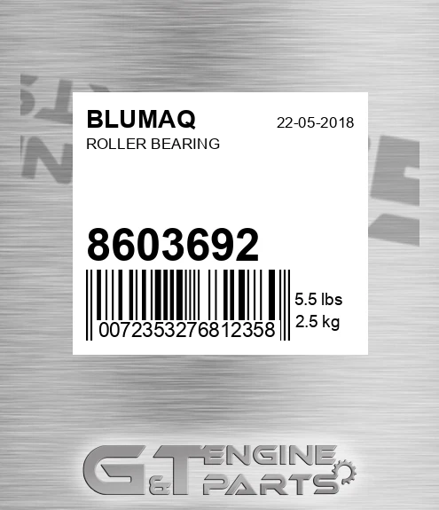 8603692 BLUMAQ Roller Bearing