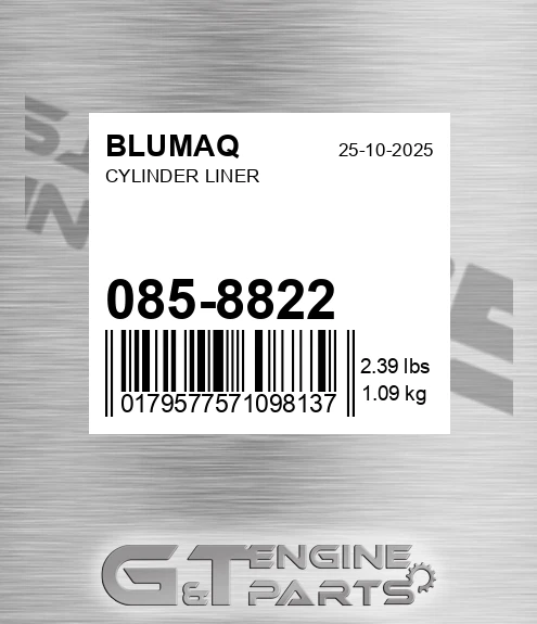 085-8822 Cylinder Liner for BLUMAQ