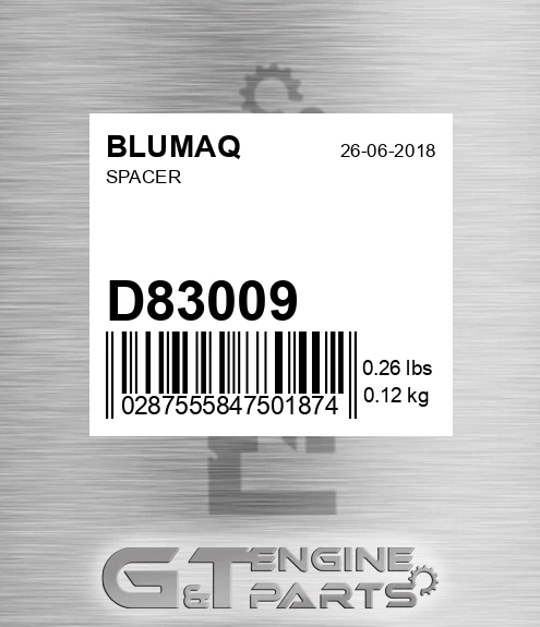 D83009 Spacer