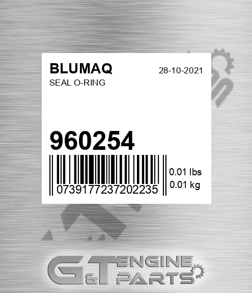 960254 BLUMAQ Seal O-ring
