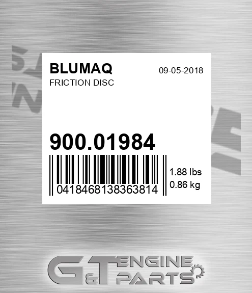 900.01984 Friction Disc for BLUMAQ