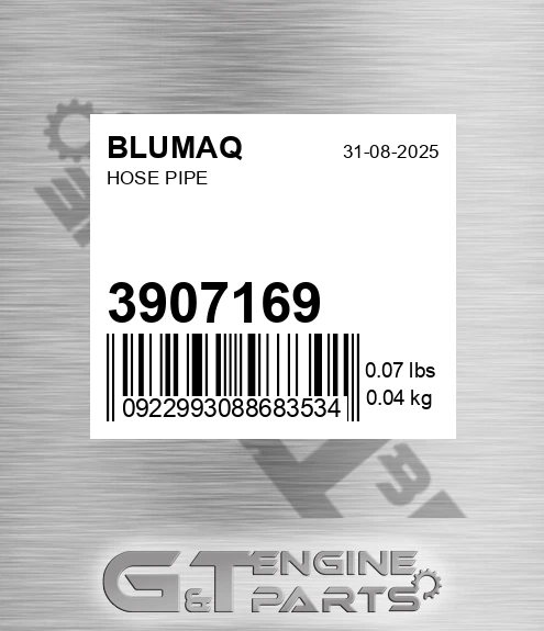 3907169 Hose Pipe for BLUMAQ