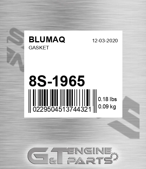 8S-1965 Gasket