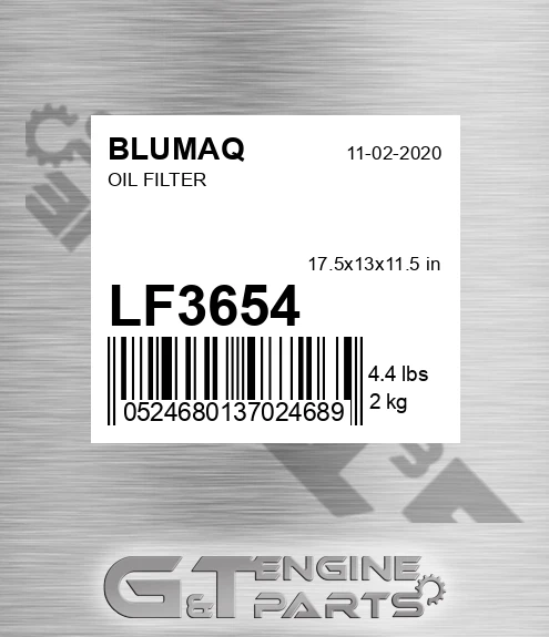 LF3654 BLUMAQ Oil Filter