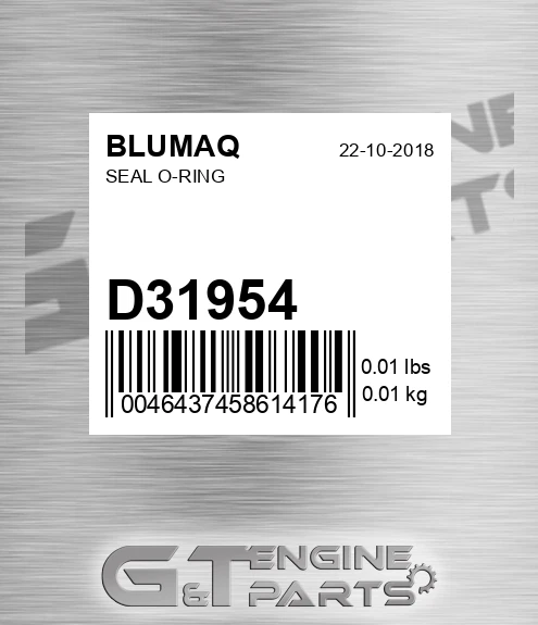 D31954 BLUMAQ Seal O-ring