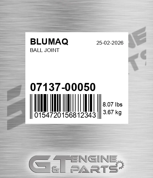 07137-00050 Ball Joint for BLUMAQ